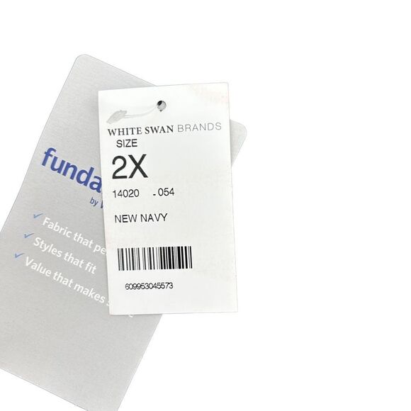 NWT White Swan Fundamentals Blue Scrub Pants Size 2X Drawstring Unisex Nursing - Picture 6 of 10